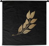 Tapisserie - Tapisserie - Or - Feuille - Branche - 180x180 cm - Tapisserie