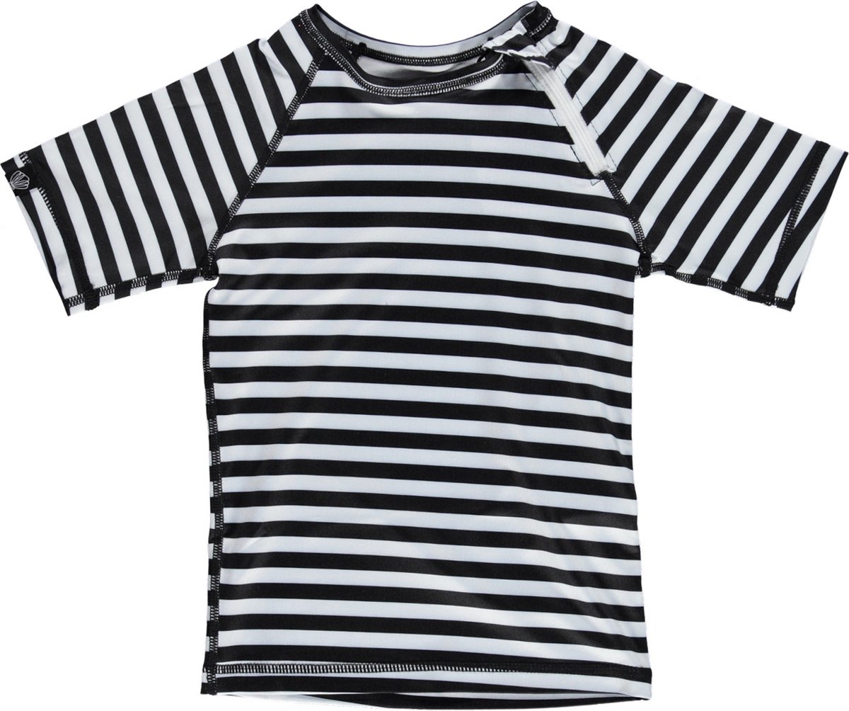 Beach & Bandits UV zwemshirt Kinderen Stripe Tee - Zwart/Wit