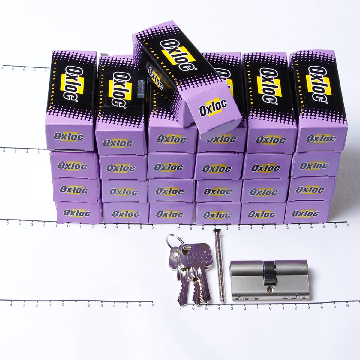 Oxloc Profielcilinder dubbel per 25 gelijksluitend 30t30