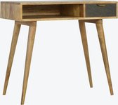 Grijze tweed schrijftafel - Artisan Furniture
