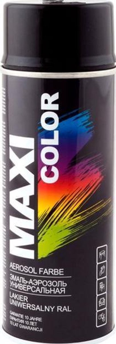 Maxi Color Aerosol Farbe RAL 9005