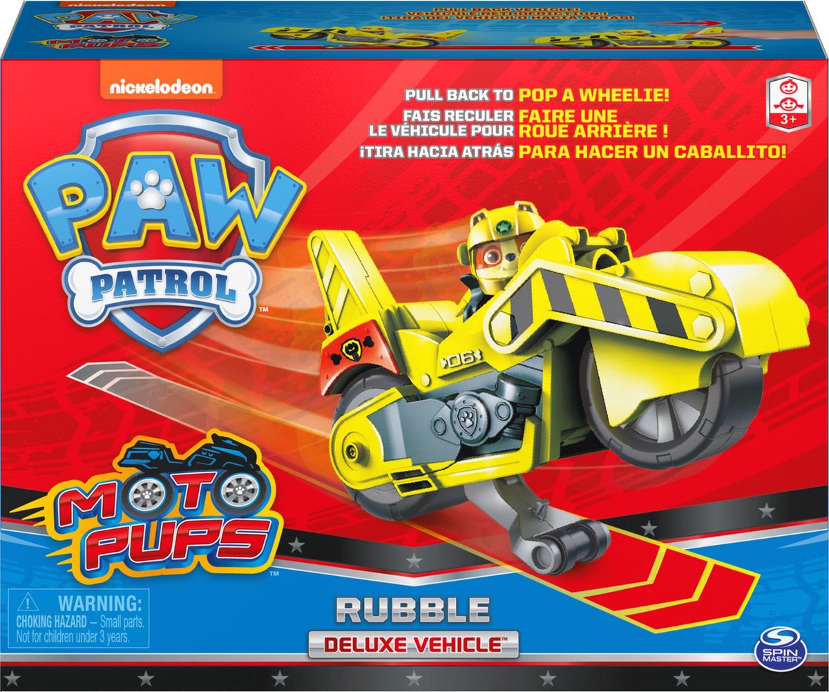 SPIN LA PAT' PATROUILLE VEHICULE + FIGURINE RUBEN 