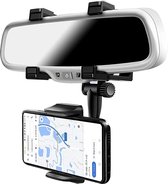 Telefoonhouder met Klemmen voor aan de binnenspiegel auto car Geschikt voor: iPhone Samsung Smartphones - Telefoon houder onder de spiegel van de auto