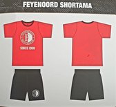 Feyenoord Shortama - Pyjama met korte mouwen en pijpen - Maat 164/170