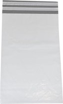 50 stuks - verzendzakken (L) - Retourstrip - 360 x 540 mm + 80mm - 65 Micron - Kleding -Webshop - Bestseller