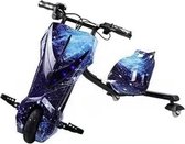 Elektrische Drift Trike | Ampes | 36V 250W Motor | 25 KM/H | 36V 250W Motor | Anti-Lek Banden | 3 Versnellingen | Led Verlichting | Galaxy Blue