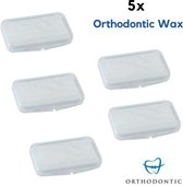 Orthodontic Wax | Beugel wax - Zonder smaak | Voordeelverpakking | 5 stuks - Orthodontische Gum