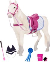 Our Generation Paard Sterling Gray Junior 50 Cm Wit 8-delig