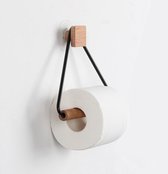 Bee's WC Rolhouder - Toiletrolhouder - Klassiek Zwart