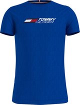 Tommy Hilfiger Sport Essentials Sportshirt - Maat XL  - Mannen - blauw