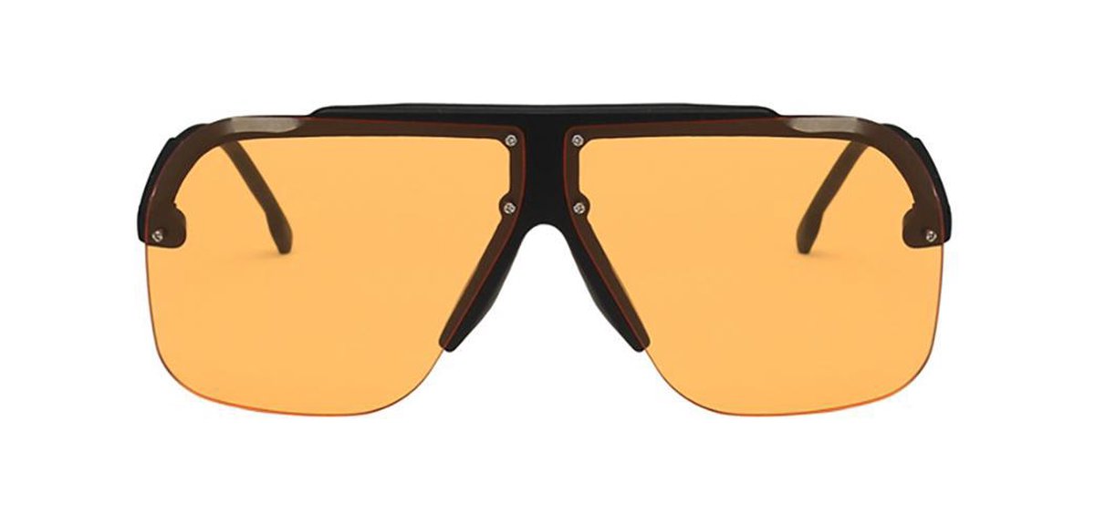 Retro Pilotenbril Orange