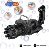 JUST23® Bellenblaas pistool - Bellenblazer - Bellenblaasmachine voor kinderen - Bubble gun - Zwart - Incl. Batterijen