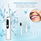 ERI Elektrische Tandsteen Verwijderaar en Tandenborstel – Tandplak – Mondverzorging – Tandsteenhaakje – Puur Wit