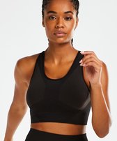 Hunkemöller Dames - Sport collectie - HKMX Sport bh The Motion Level 2  - Zwart - maat M