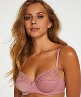 Hunkemöller Dames Lingerie Niet-voorgevormde beugel bh Sophie  - Paars - maat E90