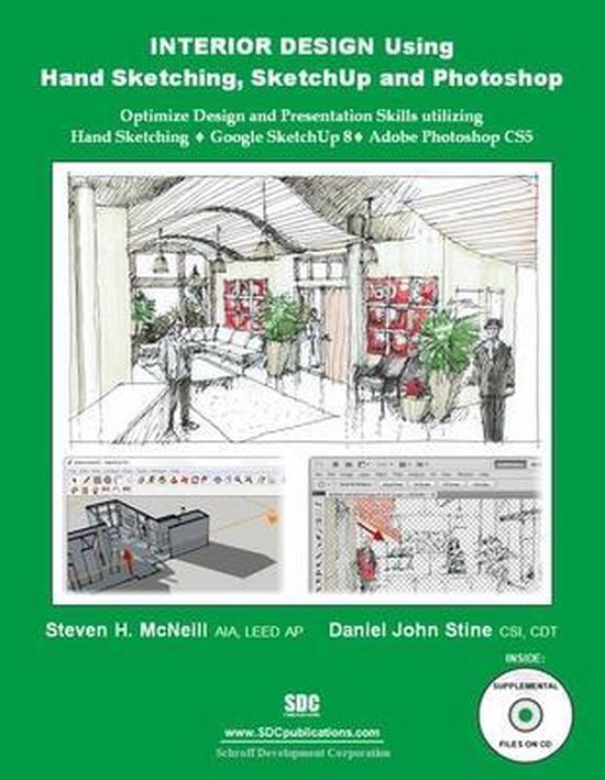 Interior Design Using Hand Sketching, SketchUp and Photoshop - cover