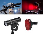 Osram Professionele Fiets LED verlichting set | Fietsverlichting voor 10 LX Wit licht & Achter 2,4 LX Rood| IPX4 Waterdicht | LED Fietslamp Fiets lamp  | 2 Jaar Garantie