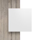 Alupanel wit 2 mm op maat RAL 9003 mat - 70x70cm