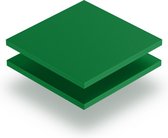 Geschuimd PVC groen 3 MM RAL 6024 - 170x90cm