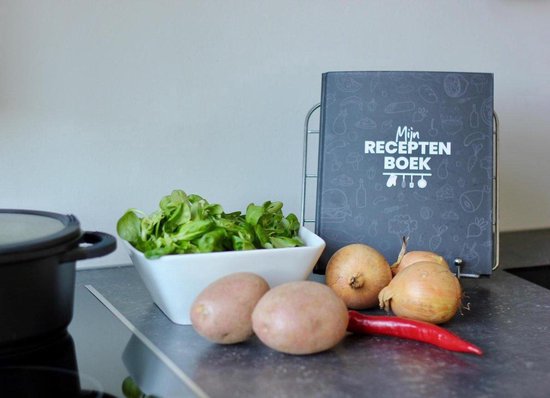 Recepten verzamelboek - recepten invulboek - recepten notitieboek - kookschrift - verzamelmap - receptenmap - kookboek - tabbladen in bruintinten - eetsmaakvol.nl - jijzelf