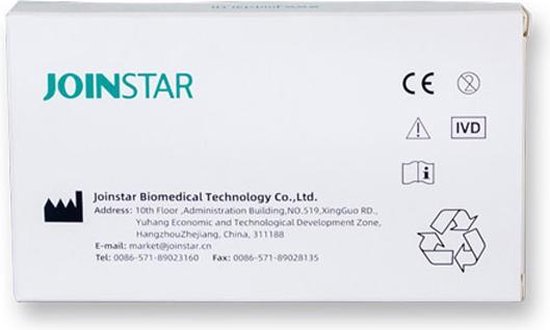 JOINSTAR Coronaspeekseltest - Coronatest - Coronaspuugtest - COVID-19 Test-