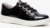 Softline dames lak sneakers - Zwart - Maat 41 - Uitneembare zool