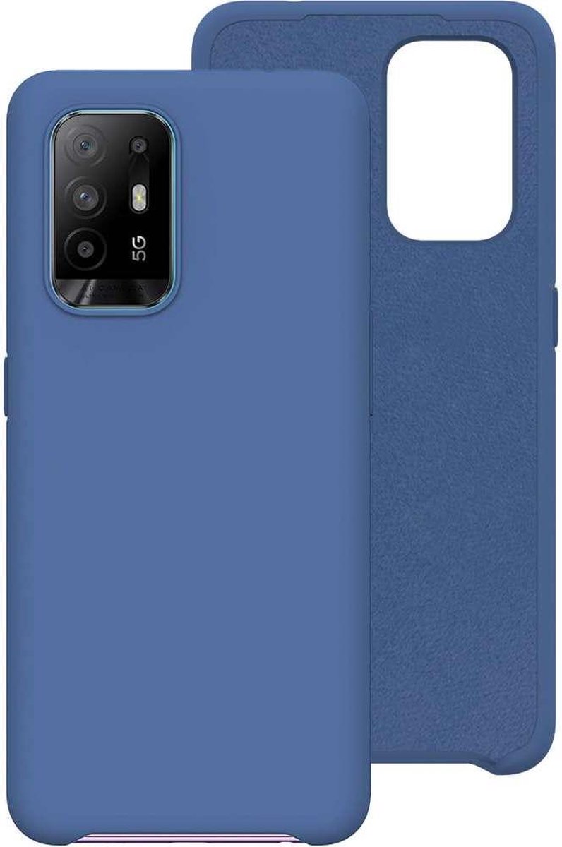 Oppo A94 Silicon Hoesje - Blauw