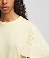 Karl Lagerfeld Logo - Poplin Sleeve - Geel - M