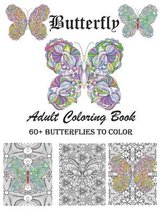 Butterfly - Adult coloring book