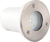 LED Grondspot - Inbouw Rond 1.2W - Waterdicht IP67 - Blauw - RVS - Ø95mm