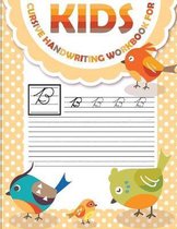 Cursive handwriting workbook for kids