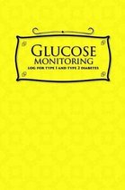 Glucose Monitoring Log for Type 1 and Type 2 Diabetes