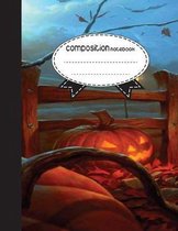 Composition Notebook, 8.5 x 11, 110 pages: Halloween