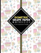Isometric Graph Paper Notebook: 1/4 Inch Equilateral Triangle