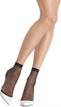 Oroblu fishnet sokjes one size blauw