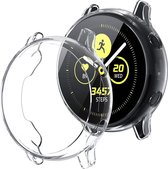 YPCd Samsung Galaxy Watch Active Siliconen Case - Transparant - 44mm