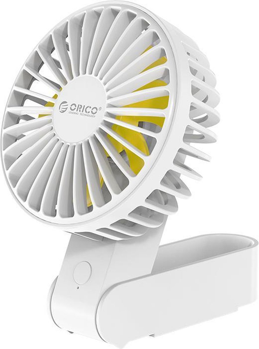 ORICO Oplaadbare en opvouwbare ventilator - 3 standen - 2000mAh - wit