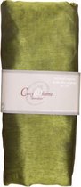 Organza Stof - Decoratiestof - 1.5x3 Meter -Ggroen