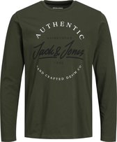 JACK&JONES JJHERRO TEE LS CREW NECK Heren T-shirt - Maat S