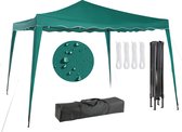 AREBOS Vouwpaviljoen Popup Partytent Tuinhuisje Paviljoen 3x3 m Groen