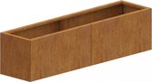 MySteel Cortenstaal plantenbak Texas xxl 1600x400   - Hoogte: 300mm