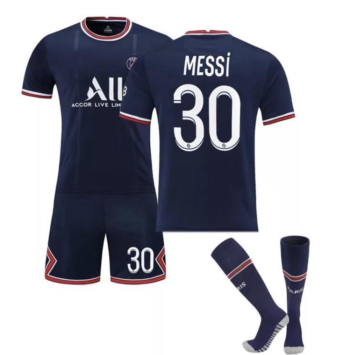 Gastvrijheid Gezond eten Bestrating Messi Thuis Tenue voetbalshirt + Broek + Sokken Seizoen 2021 - 2022 Replica  | bol.com