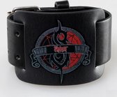 Slipknot Crest Leren Polsband