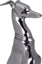 Pippa Design Windhond decoratie - Zilver - 70cm