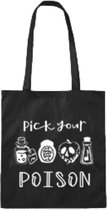 Halloween - Tas - Pick your Posion - Trick - Treat - Deuren - Route - Snoeptas