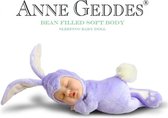Anne Geddes Baby Purple Pluche Slaap Poppetje - Handgemaakt
