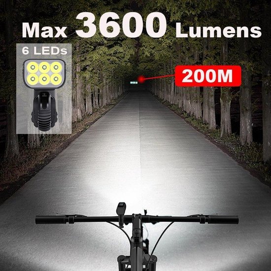 Voorlicht- Fietslamp - Fietsverlichting USB Oplaadbaar - Fietsverlichting Led — afbeelding 4