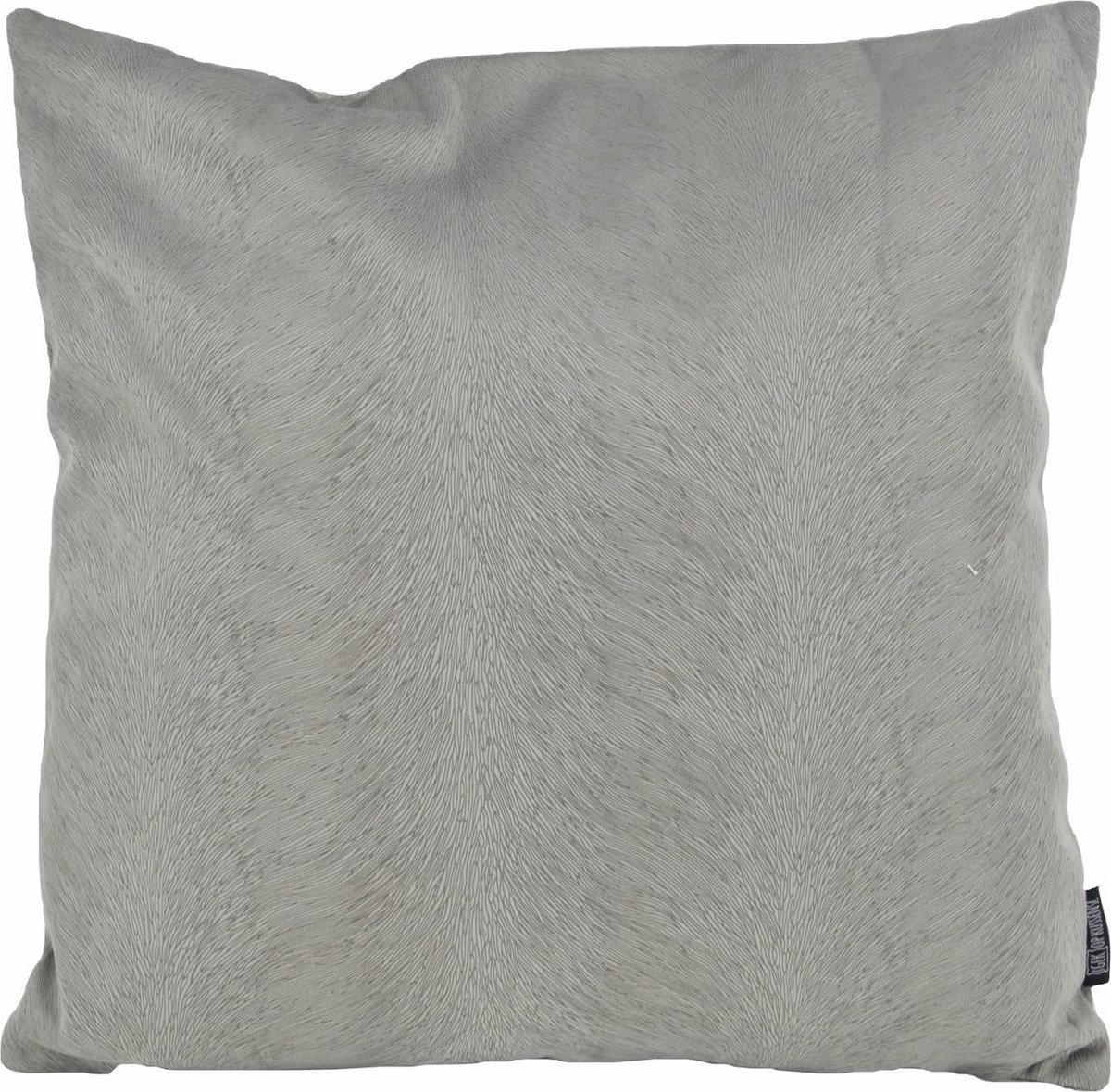 Gek op Kussens! Fox Velvet Grijs Kussenhoes | Acryl / Polyester | 45 x 45 cm