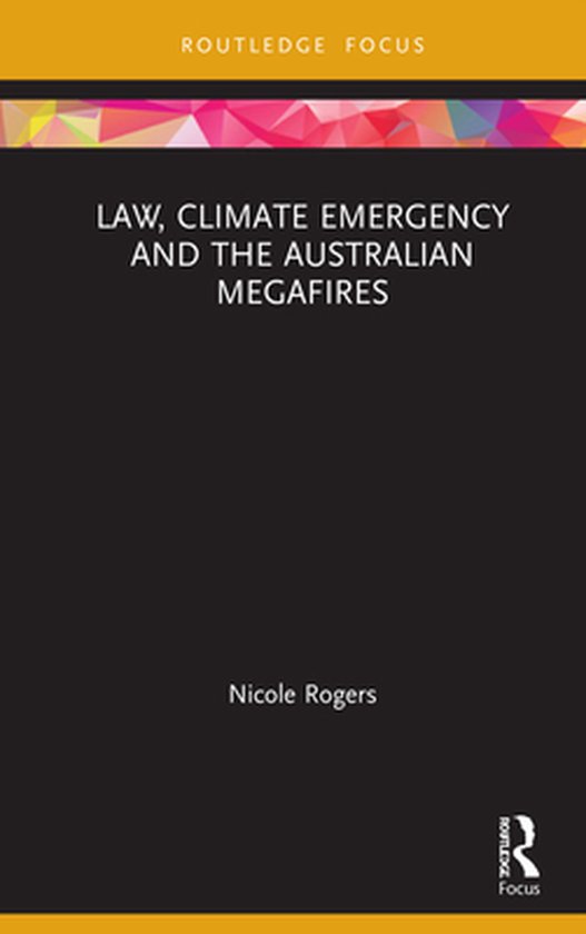 Law, Climate Emergency and the Australian Megafires - cover