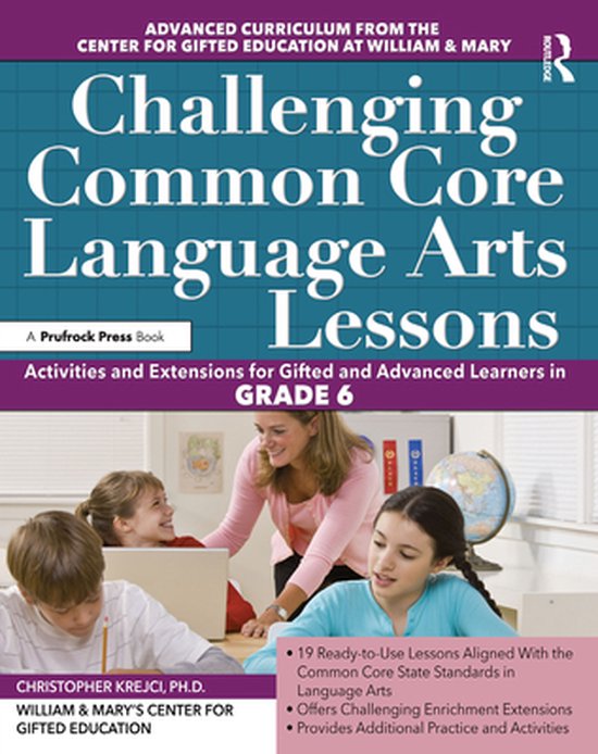 Challenging Common Core Language Arts Lessons - cover
